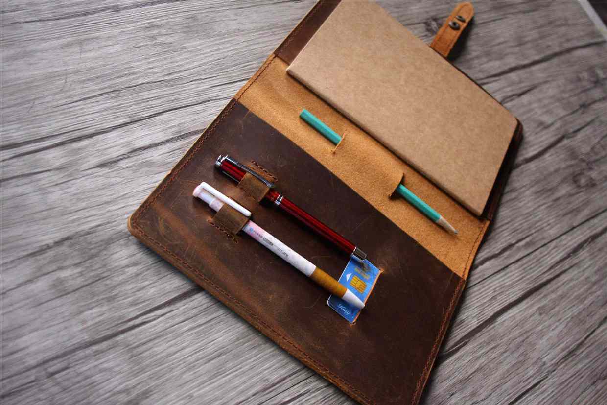 Refillable B5 Leather Cover Sketchbook