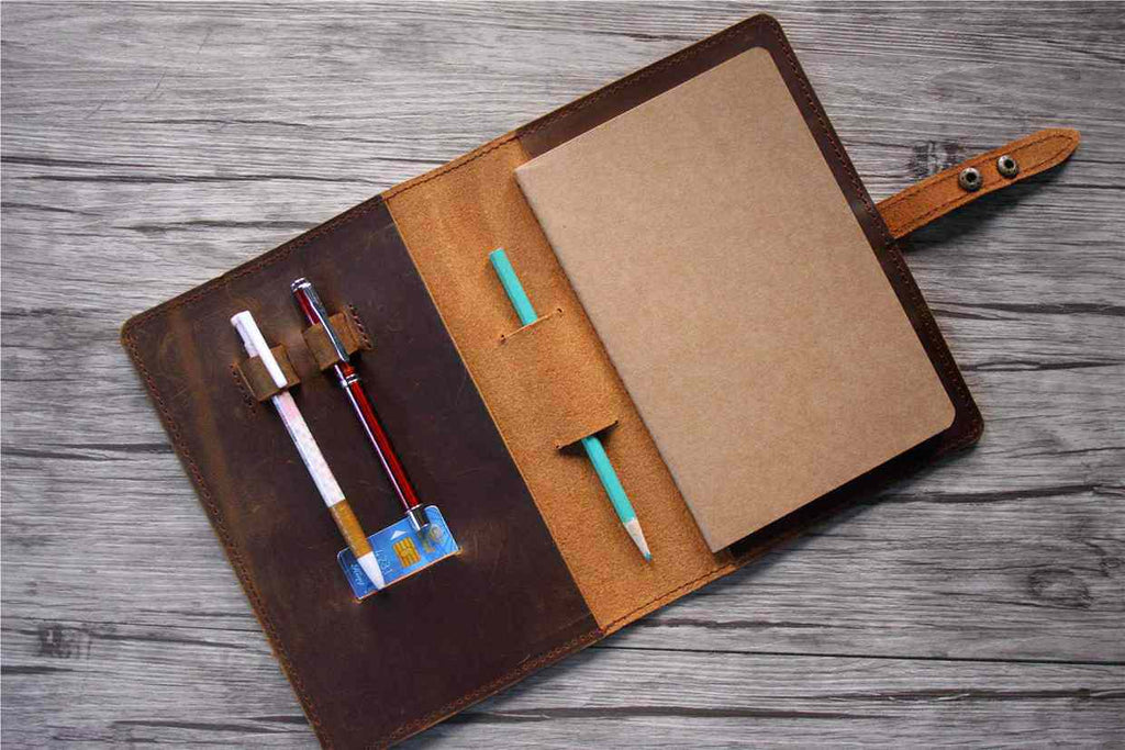 Custom A5 Leather Drawing Journal Cover