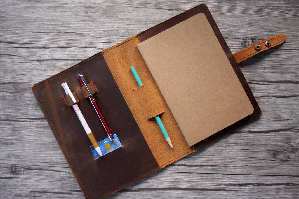Personalized Journal Cover Leather Notebook Case