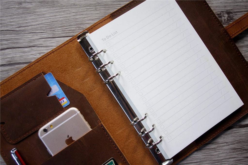 Handmade Leather Bullet Journal Planner