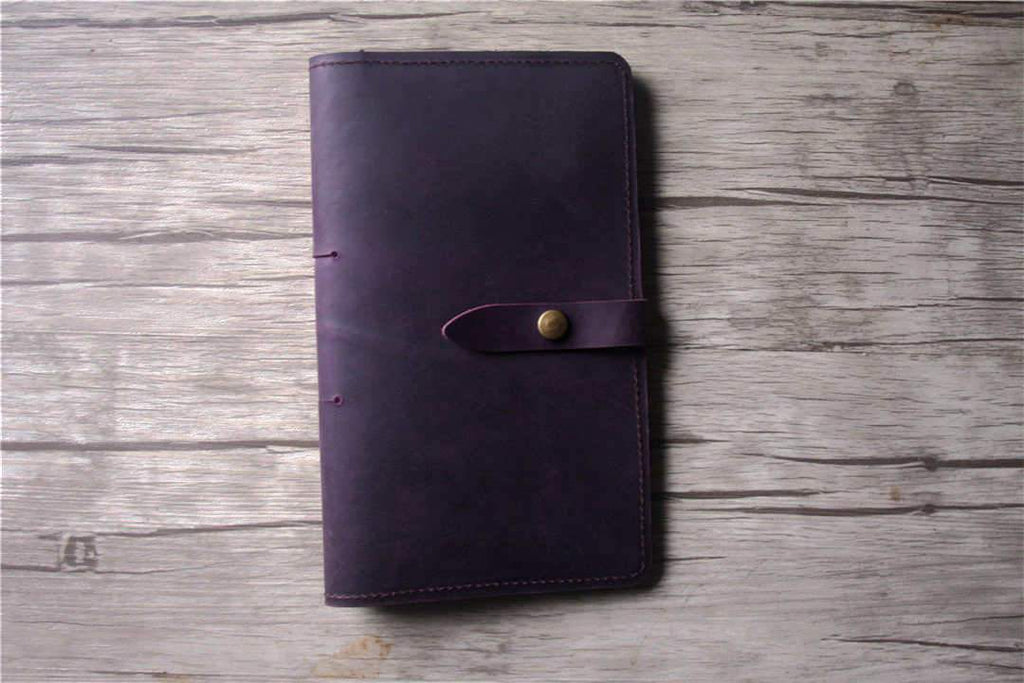 Leather Personalized Travel Journal Notebook