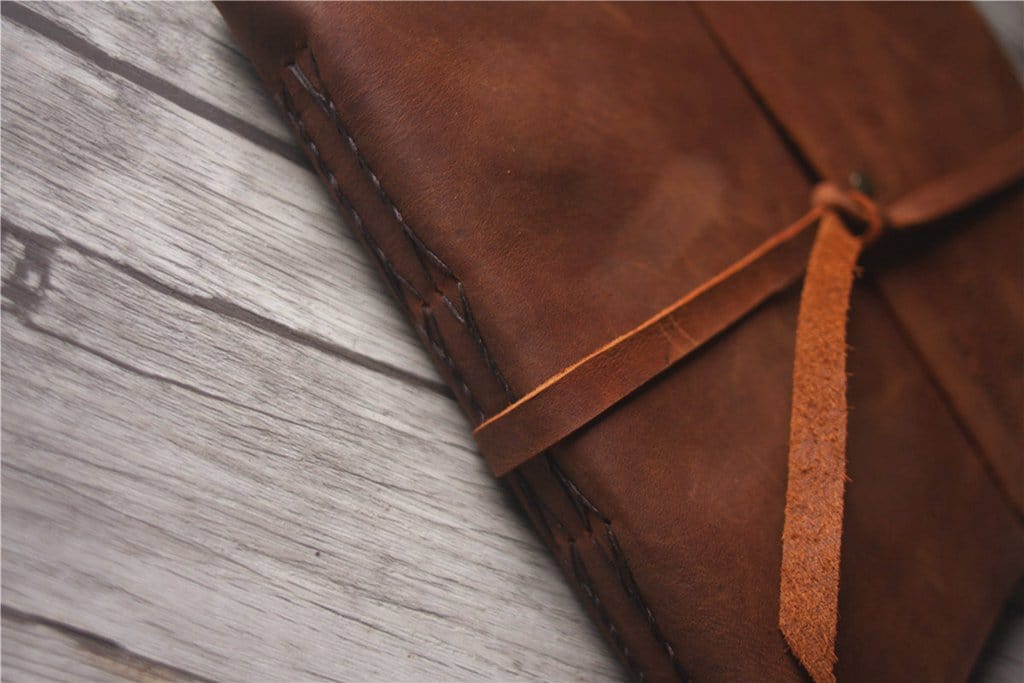 Custom Leather Family Memory Book Album