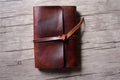 Leather Wedding Guest Book Sign Album Personalized