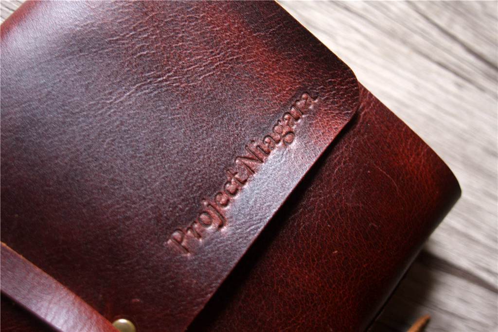 Leather Wedding Guest Book Sign Album Personalized