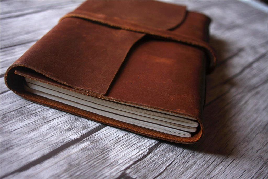 Leather Couples Memory Book Photo Album