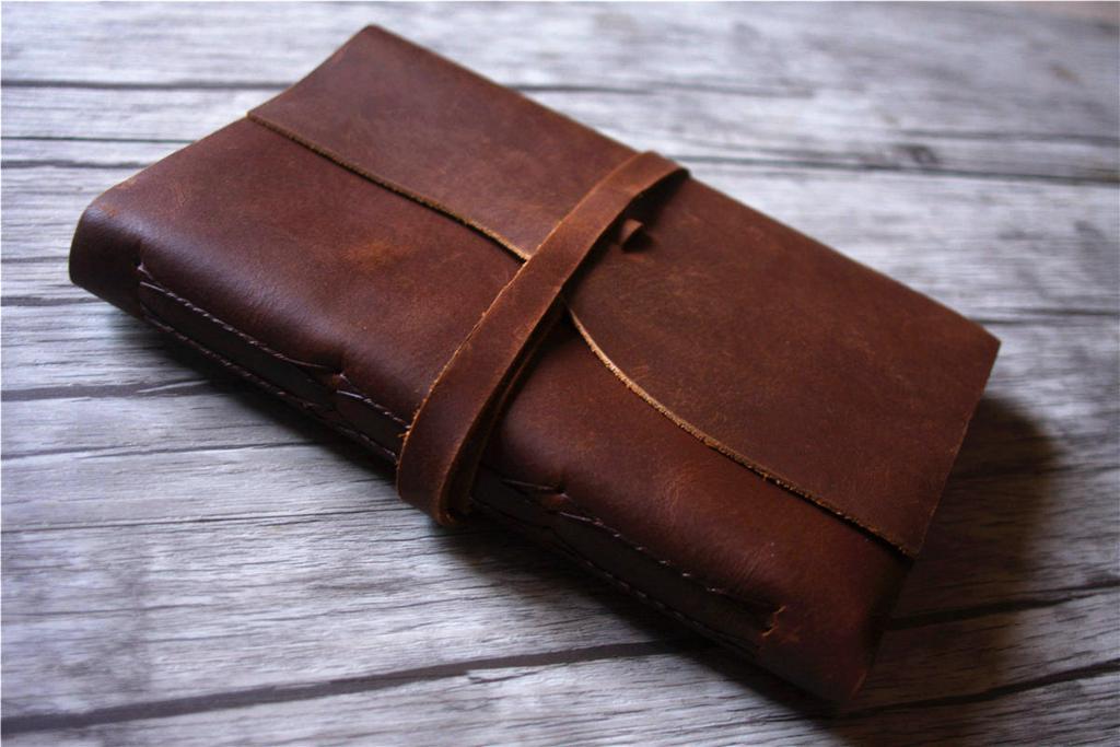 Leather Couples Memory Book Photo Album