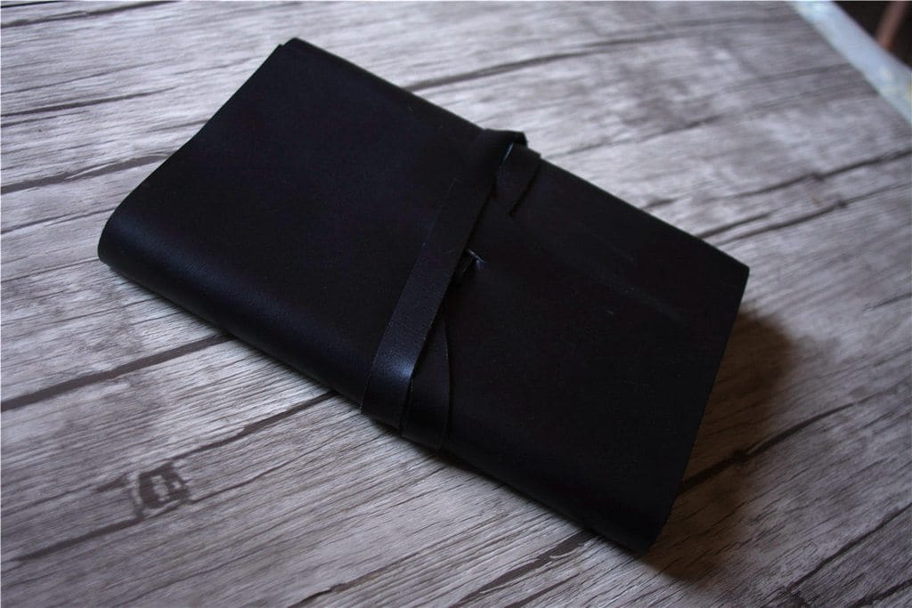Leather Baby Shower Guest Book Ideas