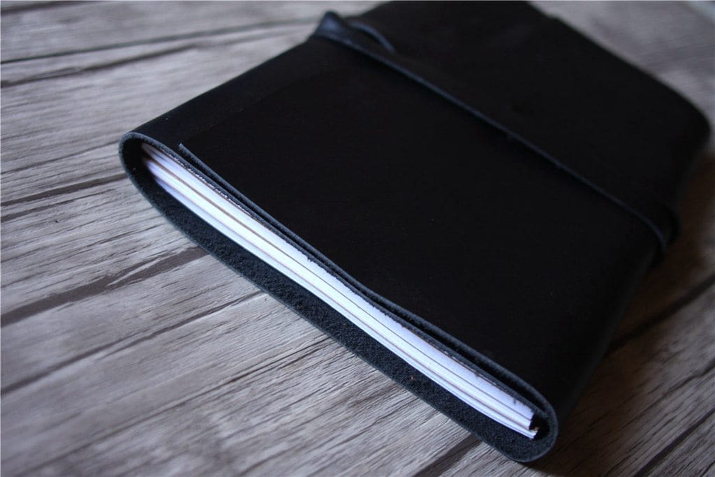 Leather Baby Shower Guest Book Ideas