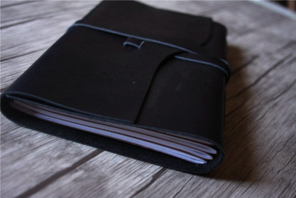 Leather Baby Shower Guest Book Ideas