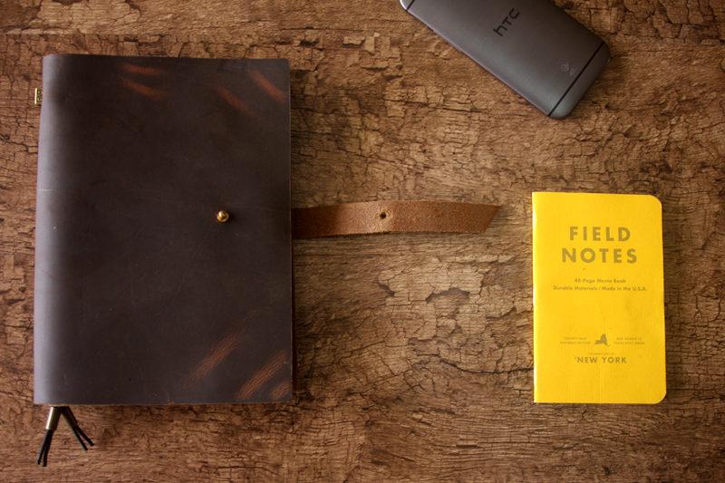 Custom Leather A5 Travelers Notebook Journal