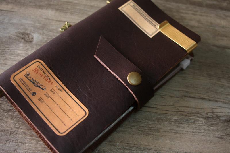 Personalized Leather Personal Size Traveler's Notebook