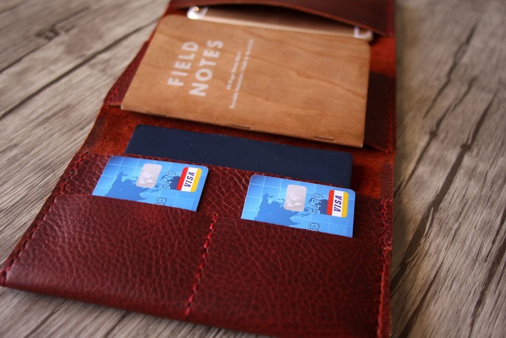 Personalized Leather Passport Cover Case