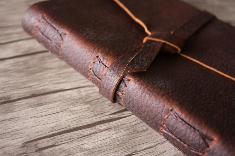 Personalized Leather Old School Photo Albums