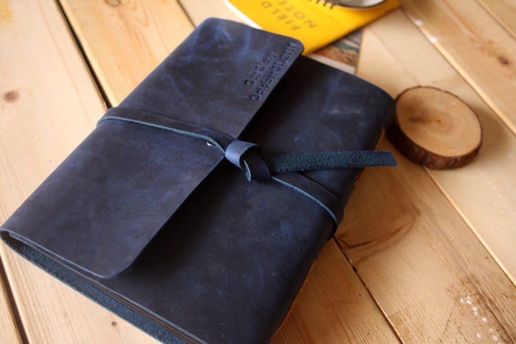 Personalized Leather Photo Album Guest Book