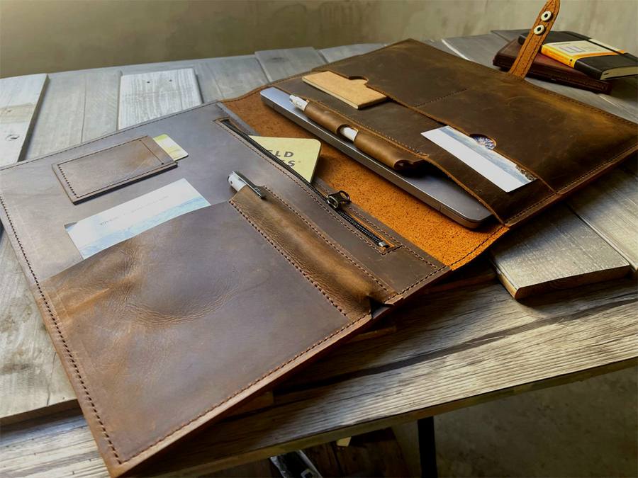 Leather Macbook Air Sleeve Laptop Case