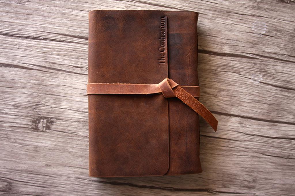 Personalized Leather Baby Shower Guest Book