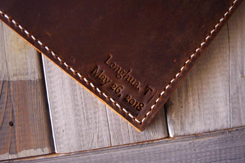 Custom Leather Macbook Air Laptop Cover Sleeve