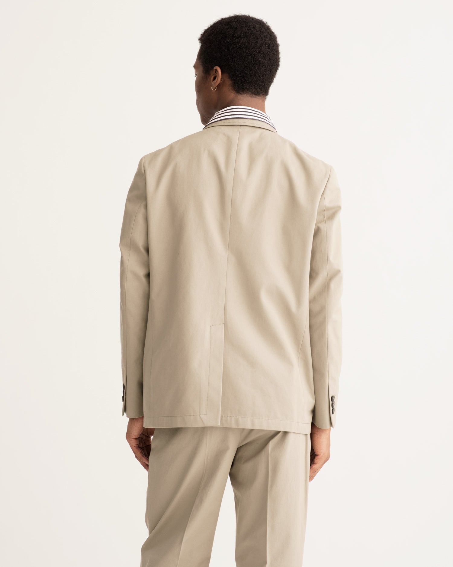 Cotton Double Breasted Jacket