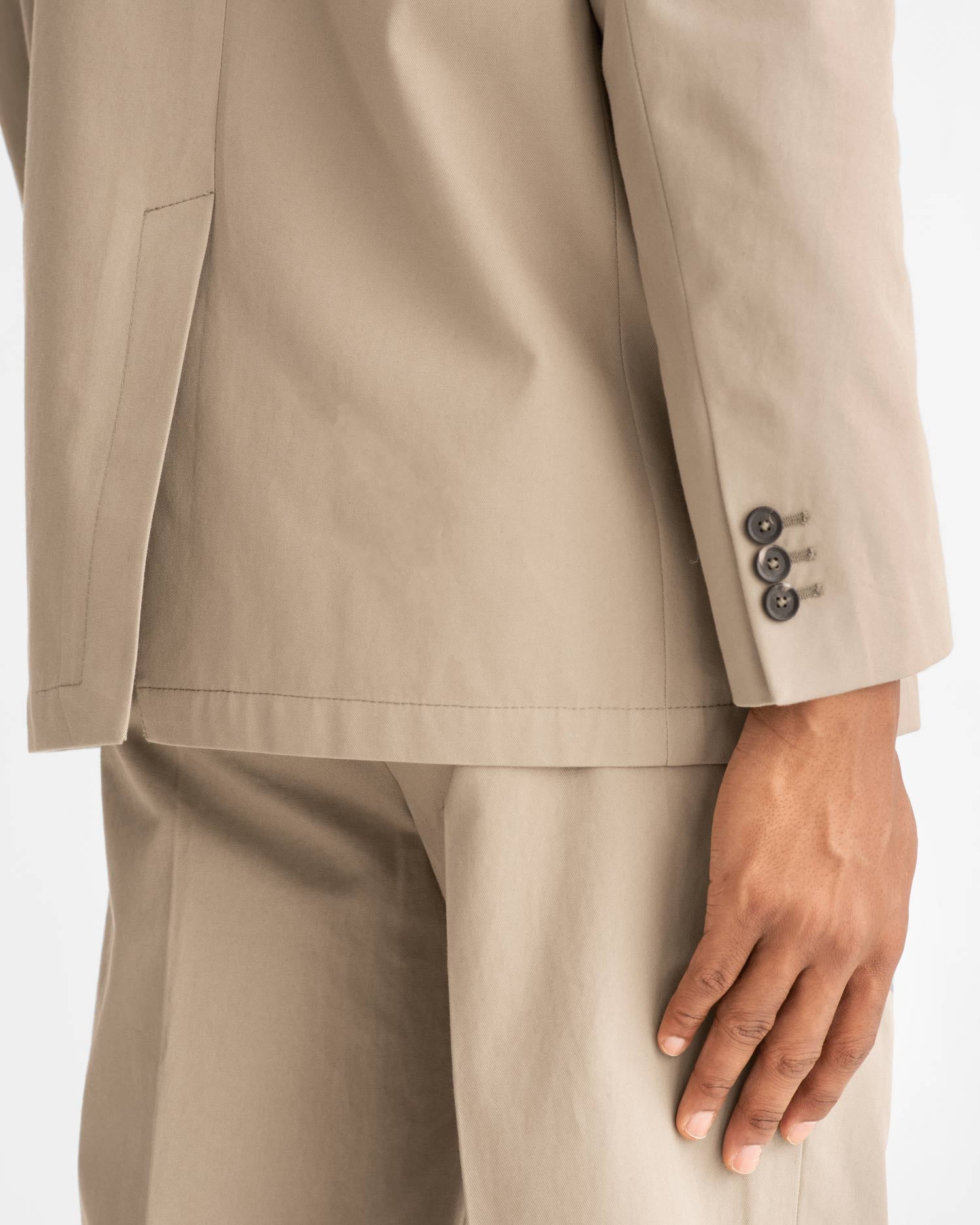 Cotton Double Breasted Jacket