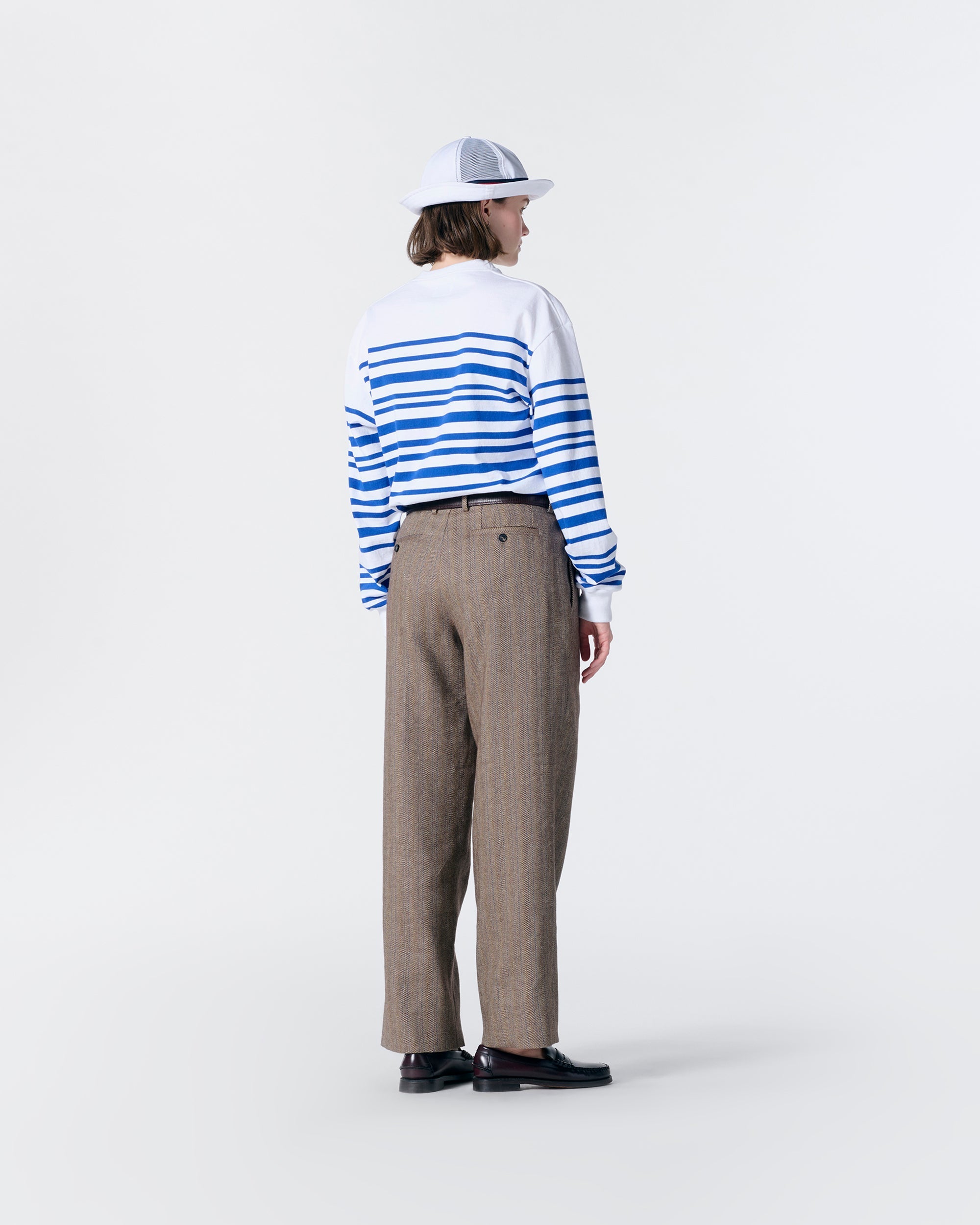 Oversized Striped Rugby Top