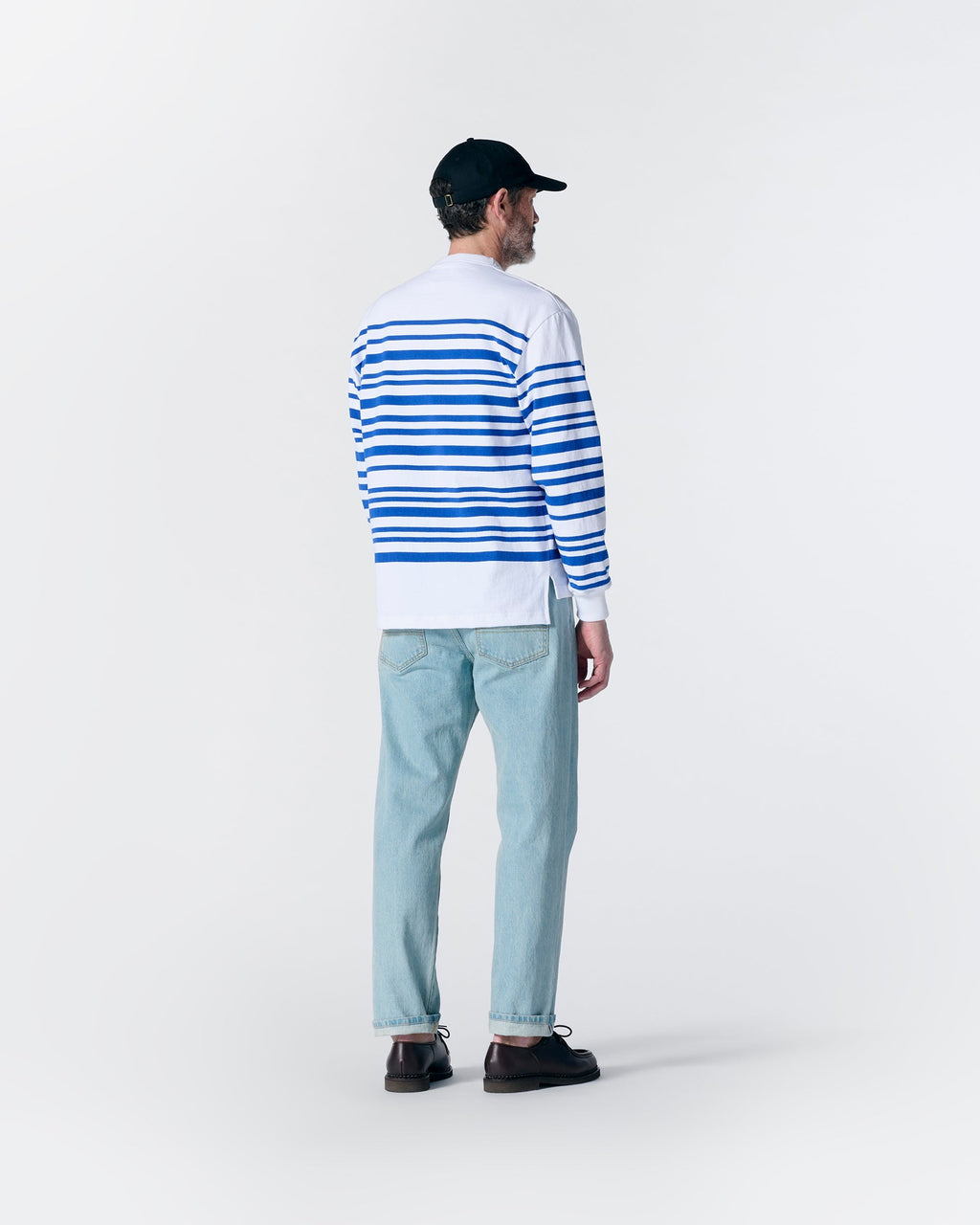 Oversized Striped Rugby Top