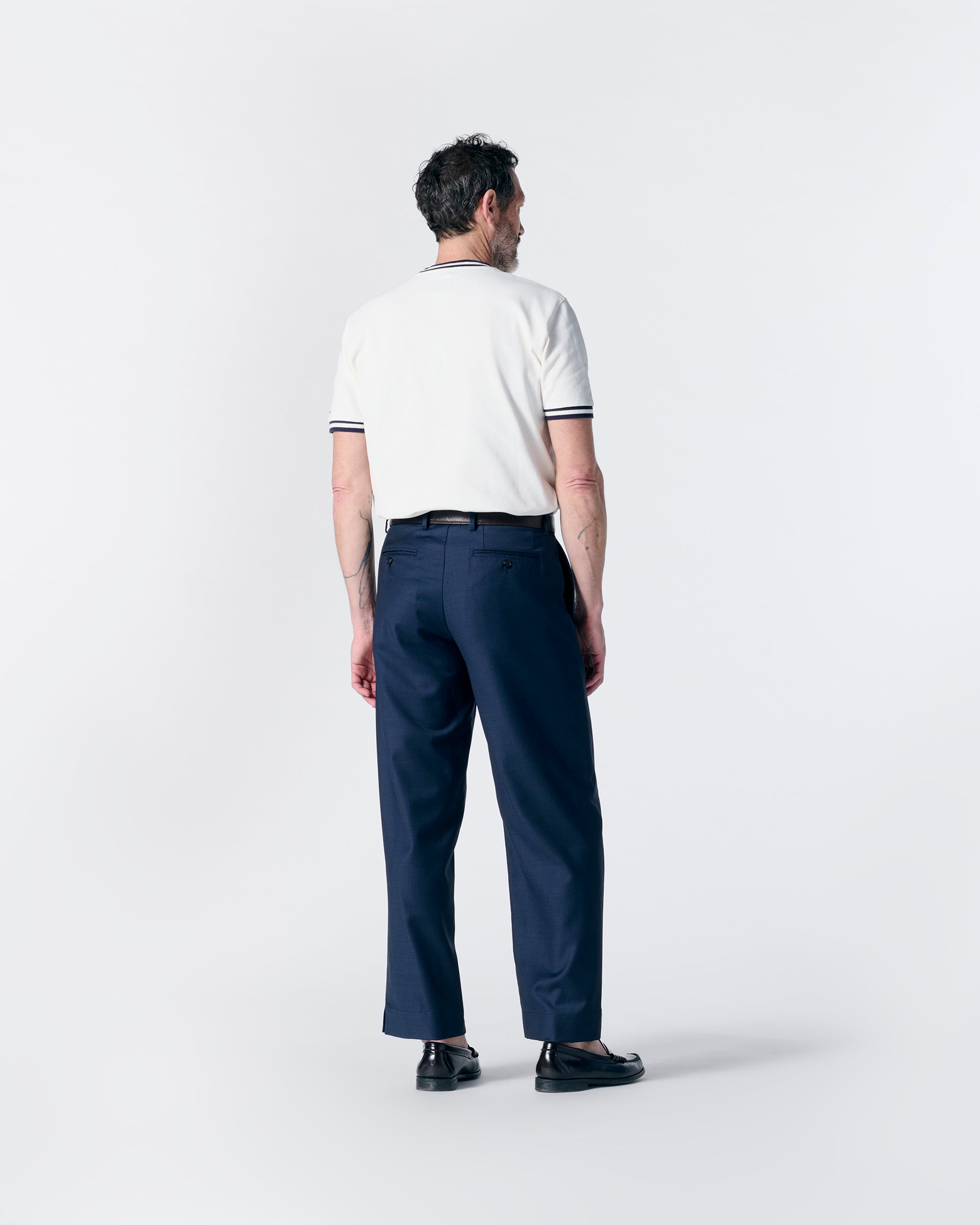Double-Pleat Split Pant