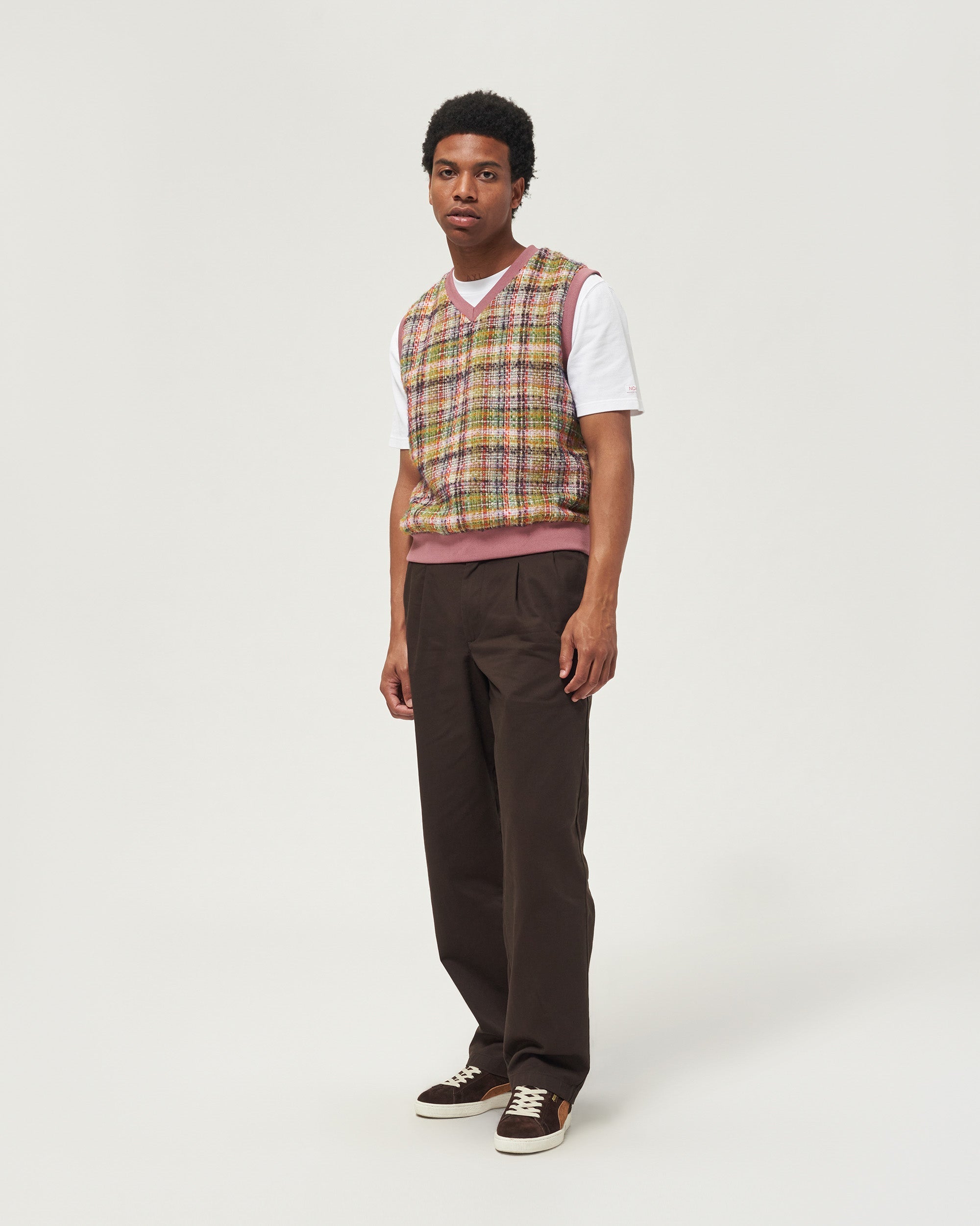 Twill Double-Pleat Pant