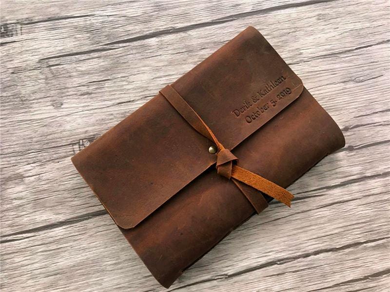 Custom Logo Leather Notebook