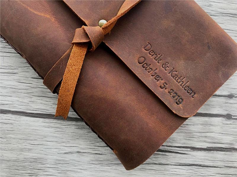 Custom Logo Leather Notebook