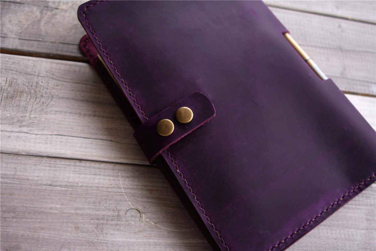 Leather Lined Notebook Journal
