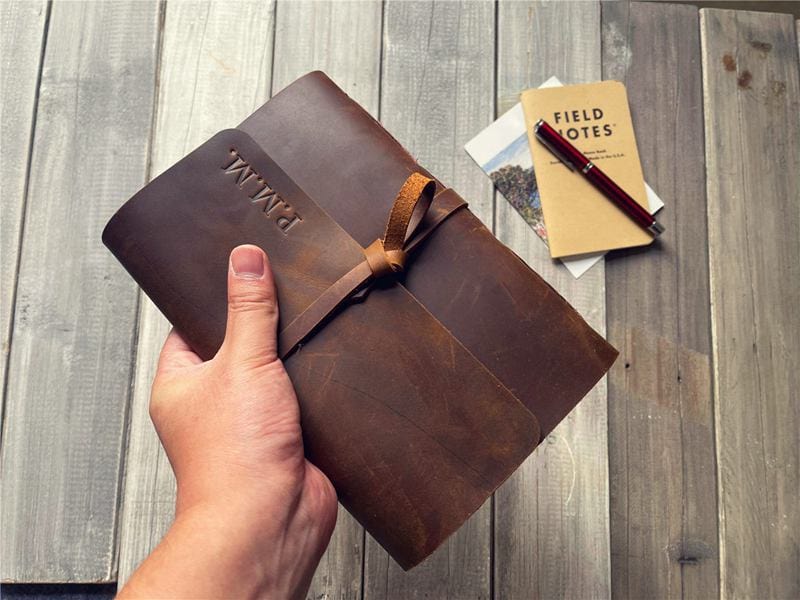 Vintage Handmade Leather Bound Journal
