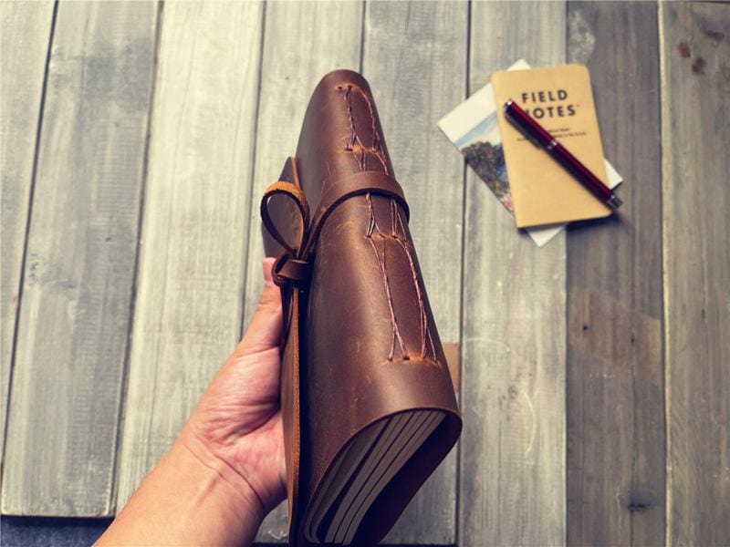 Vintage Handmade Leather Bound Journal