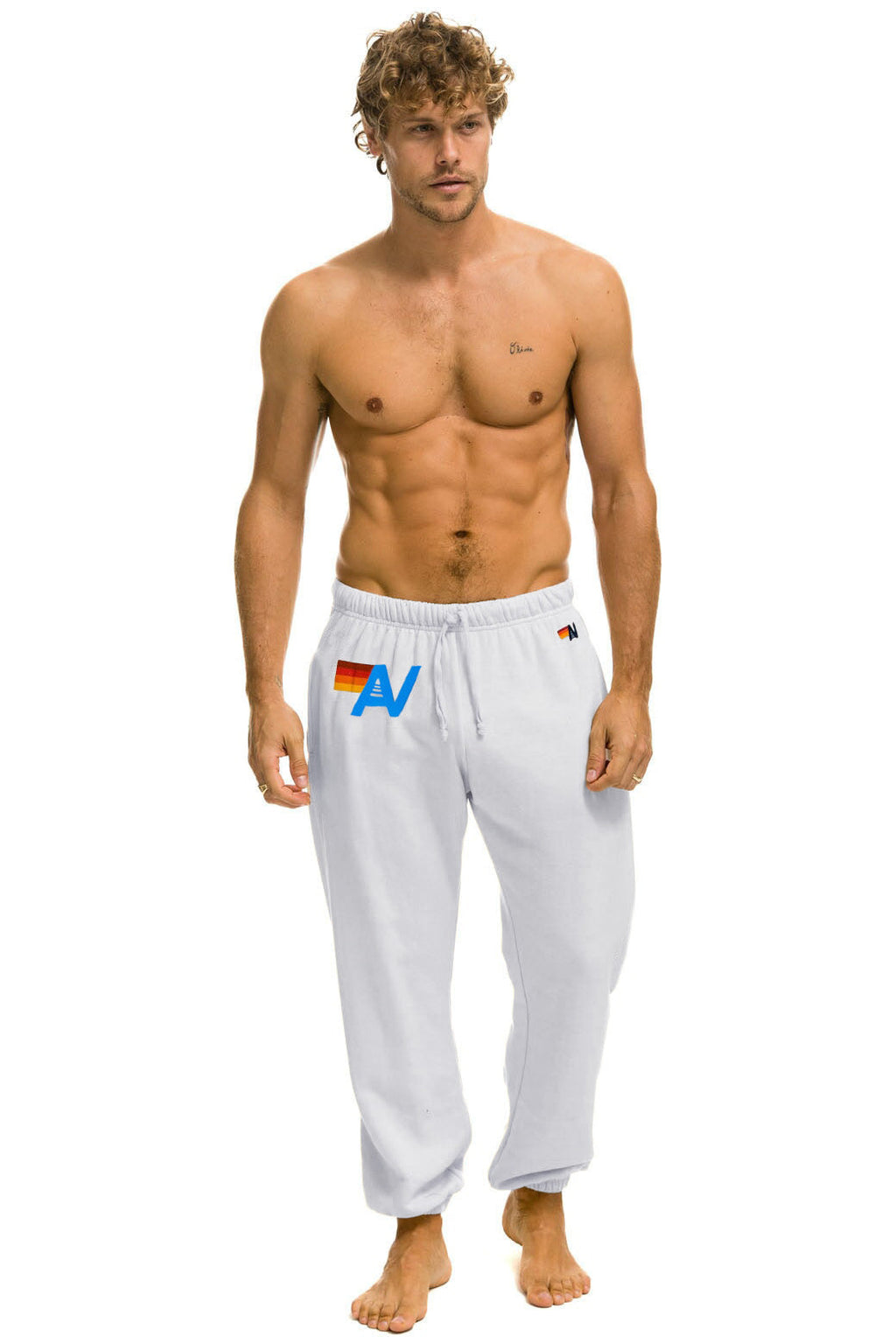 LOGO SWEATPANTS - DOVE