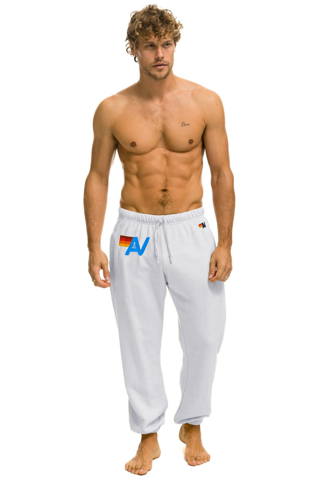 LOGO SWEATPANTS - DOVE