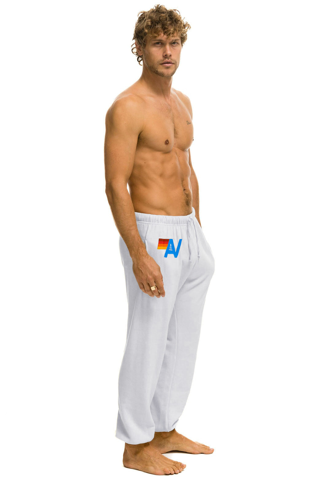 LOGO SWEATPANTS - DOVE
