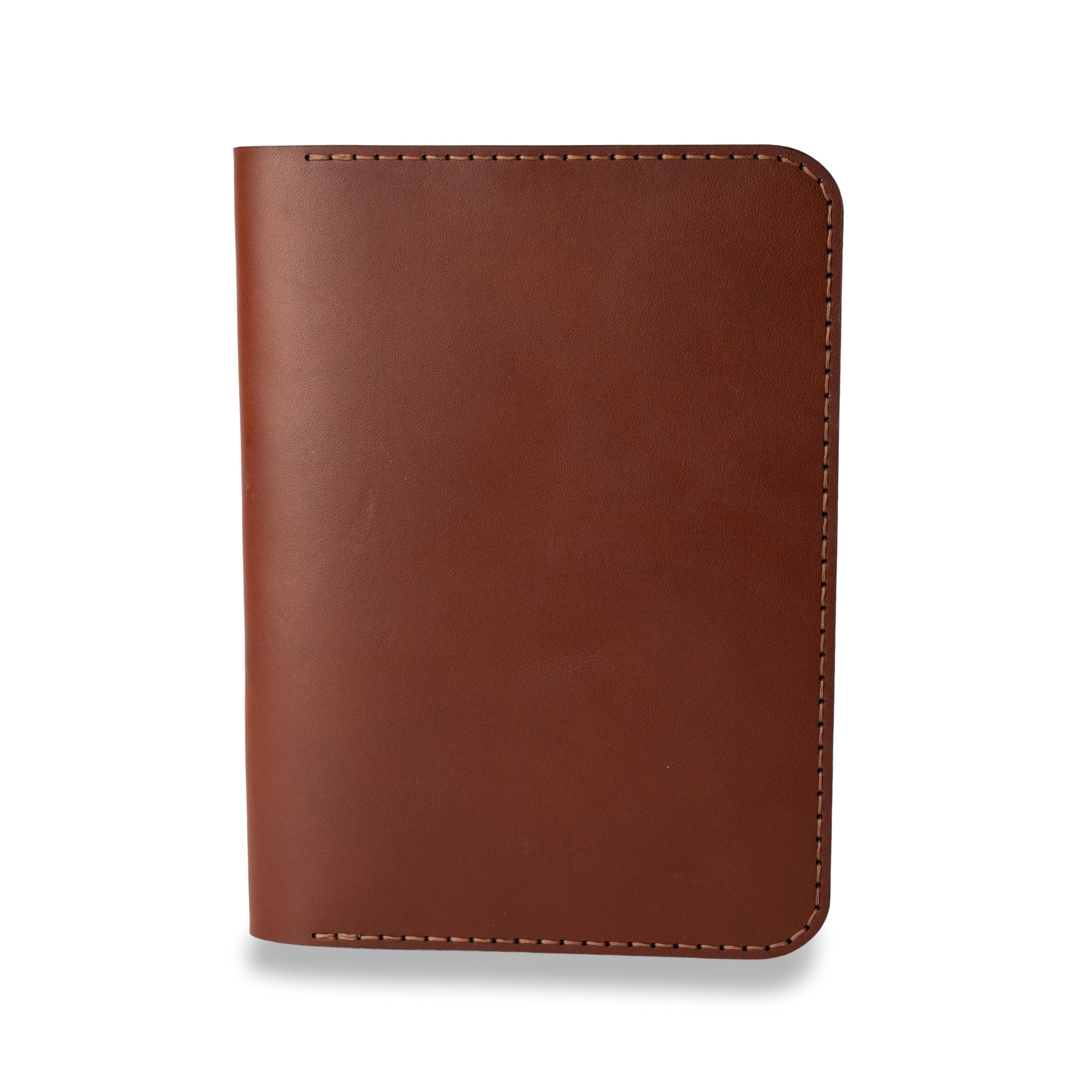 Leather Journal Cover w/ Notebook - Medium Brown