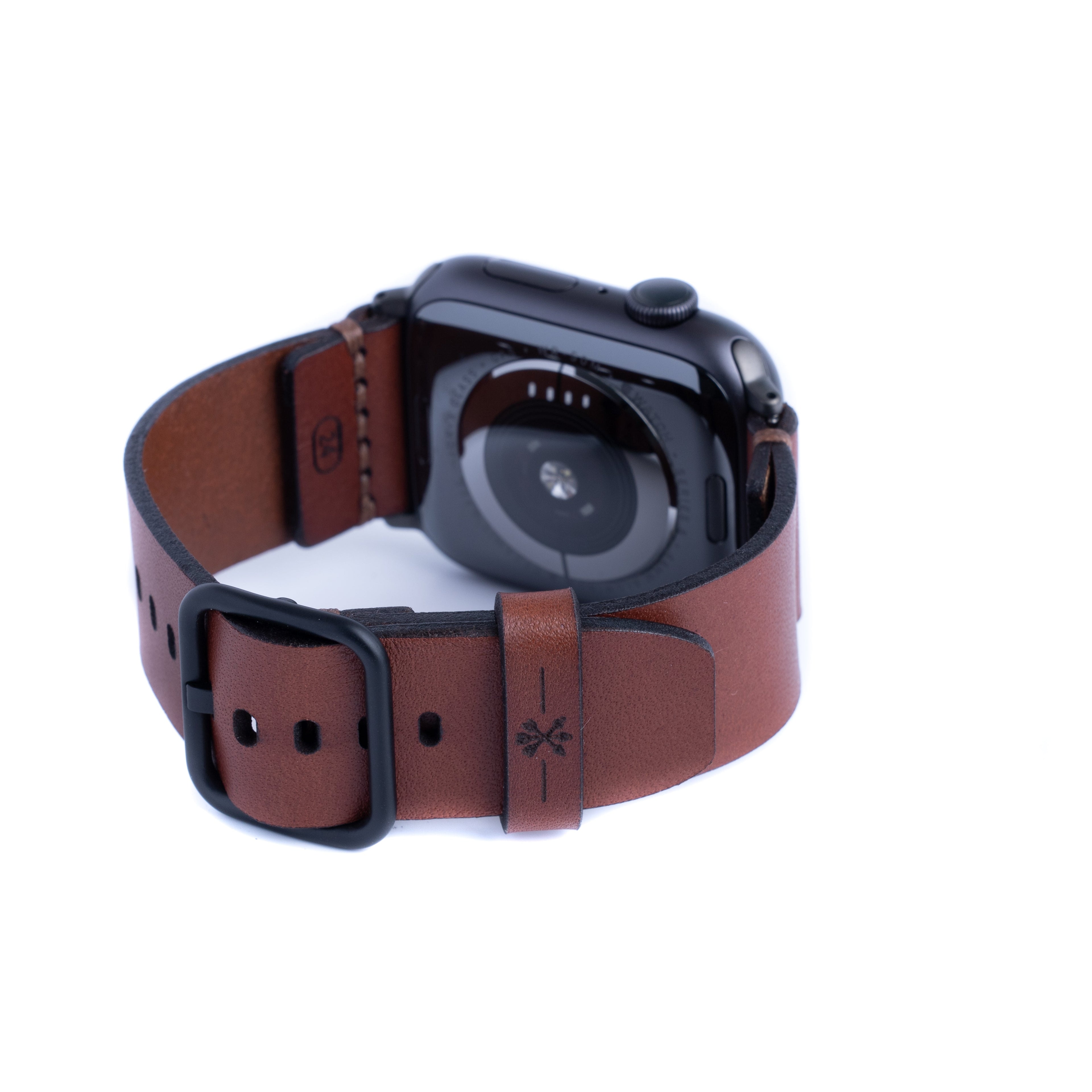 Leather Simple Apple Watch Band - Medium Brown