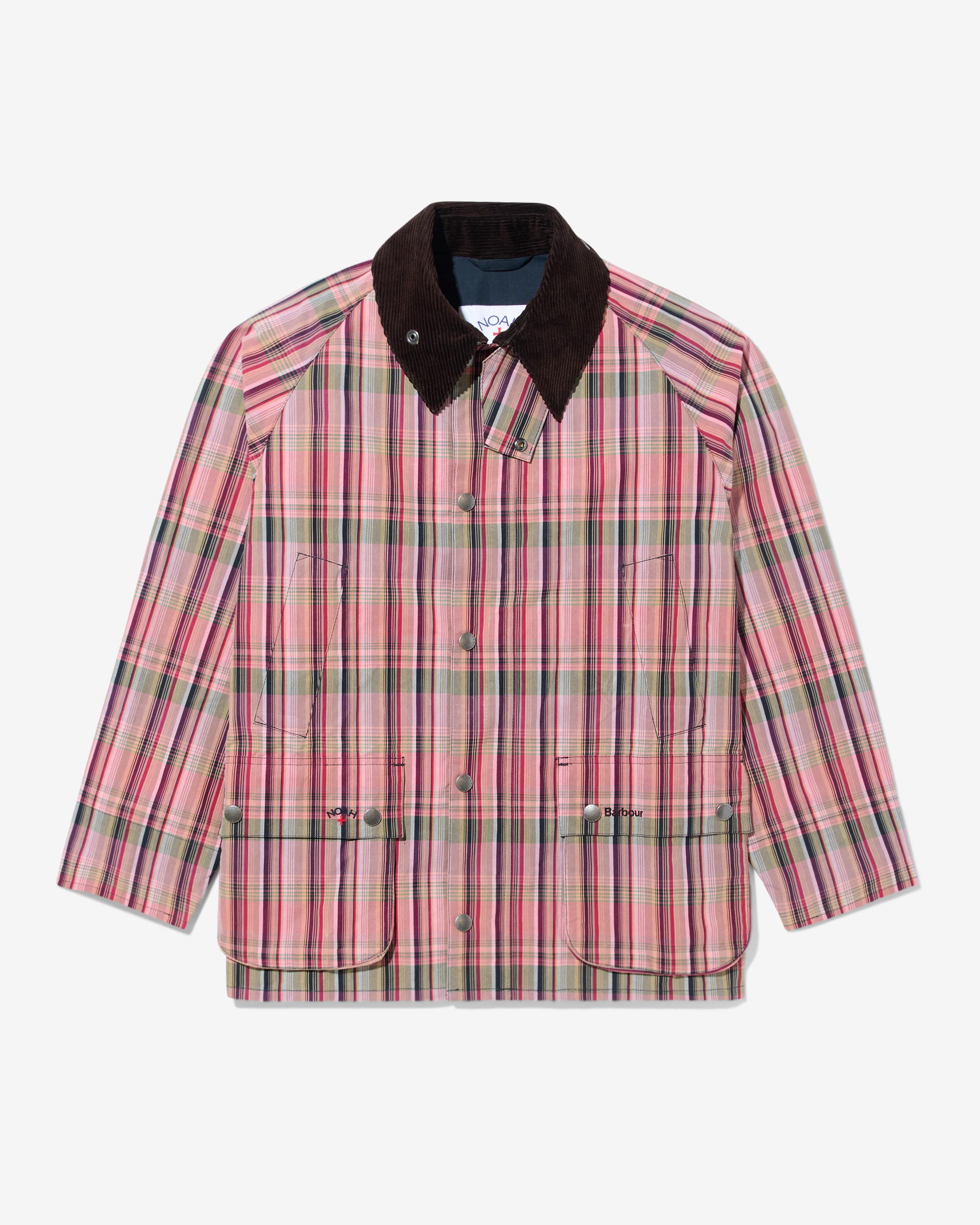 Noah x Barbour Waxed Madras Bedale Jacket