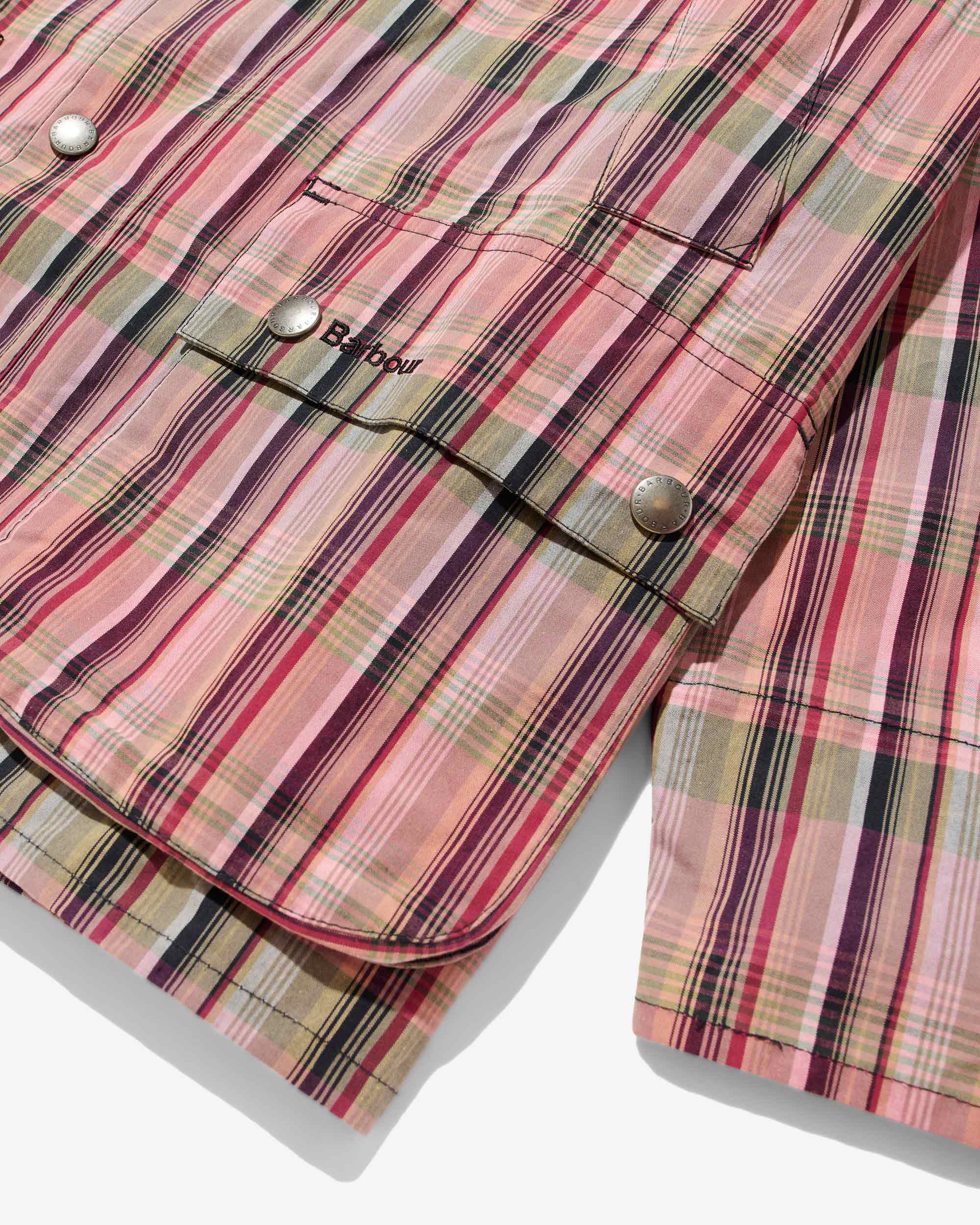 Noah x Barbour Waxed Madras Bedale Jacket