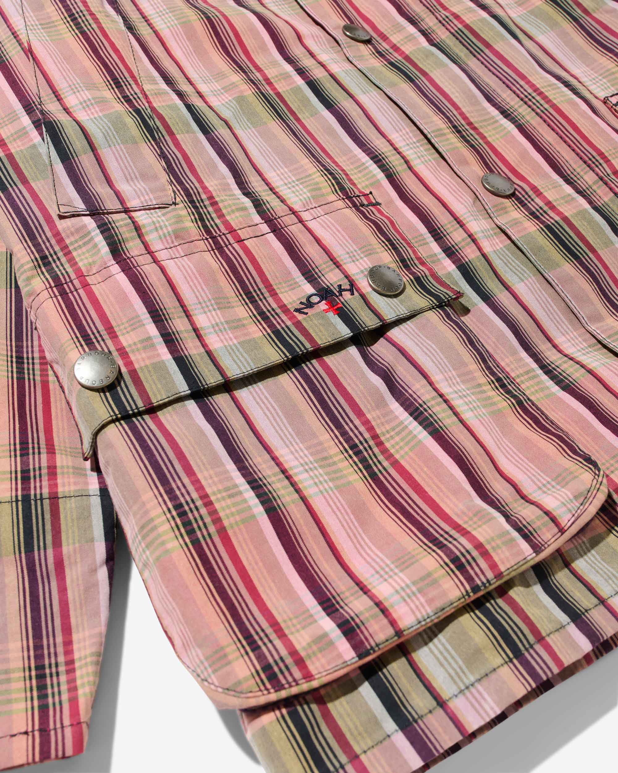 Noah x Barbour Waxed Madras Bedale Jacket