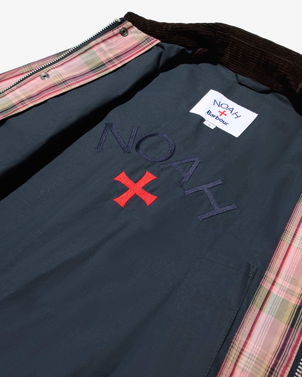 Noah x Barbour Waxed Madras Bedale Jacket