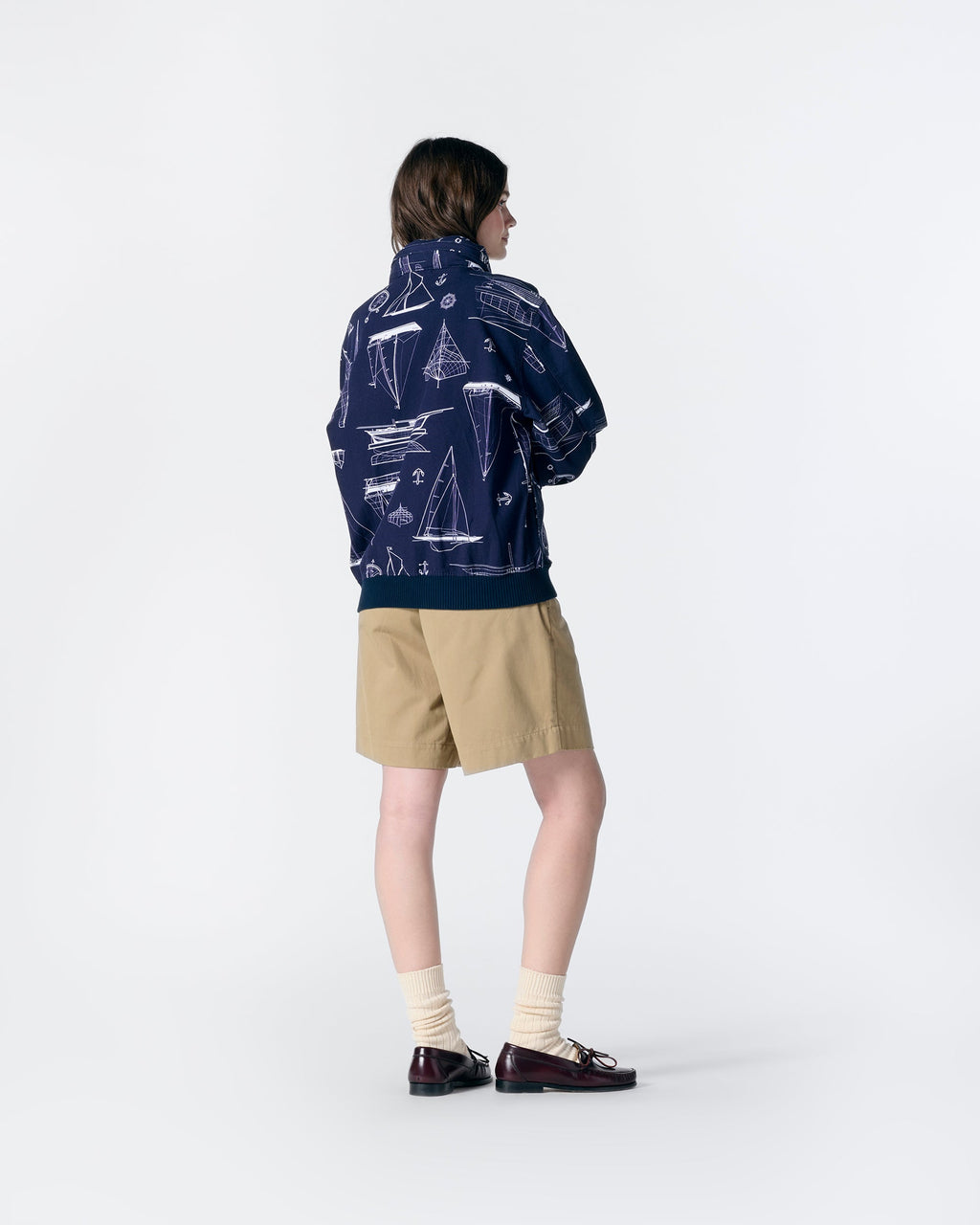 Single-Pleat Baggy Shorts