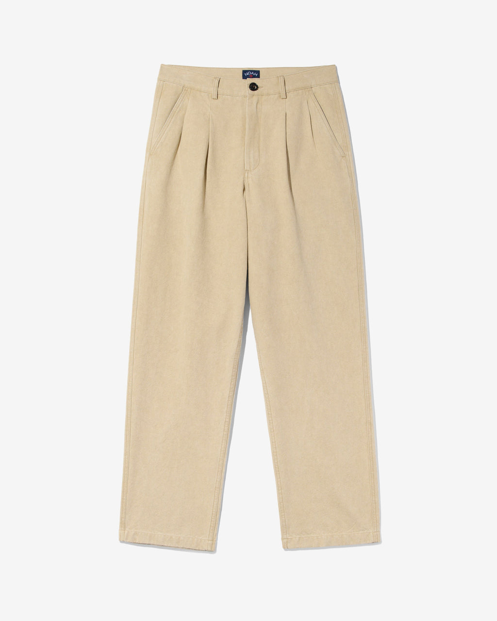 Double-Pleat Cotton Pant