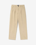 Double-Pleat Cotton Pant