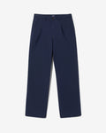 Double-Pleat Cotton Pant