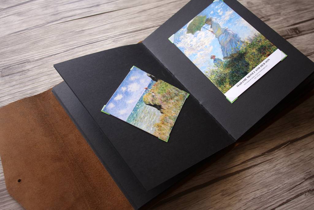 Leather Guest Sign in Book Personalized