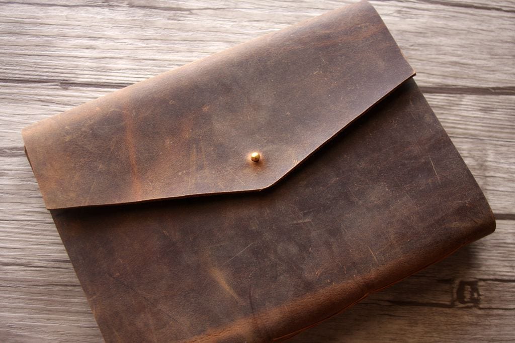 Leather Rustic Birthday Guest Book Photo Album