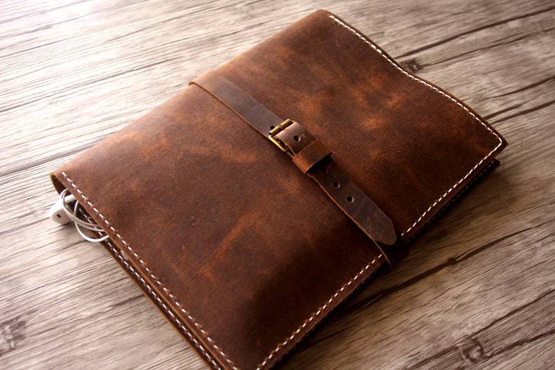Custom Microsoft Surface Pro Sleeve Cover Distressed Leather