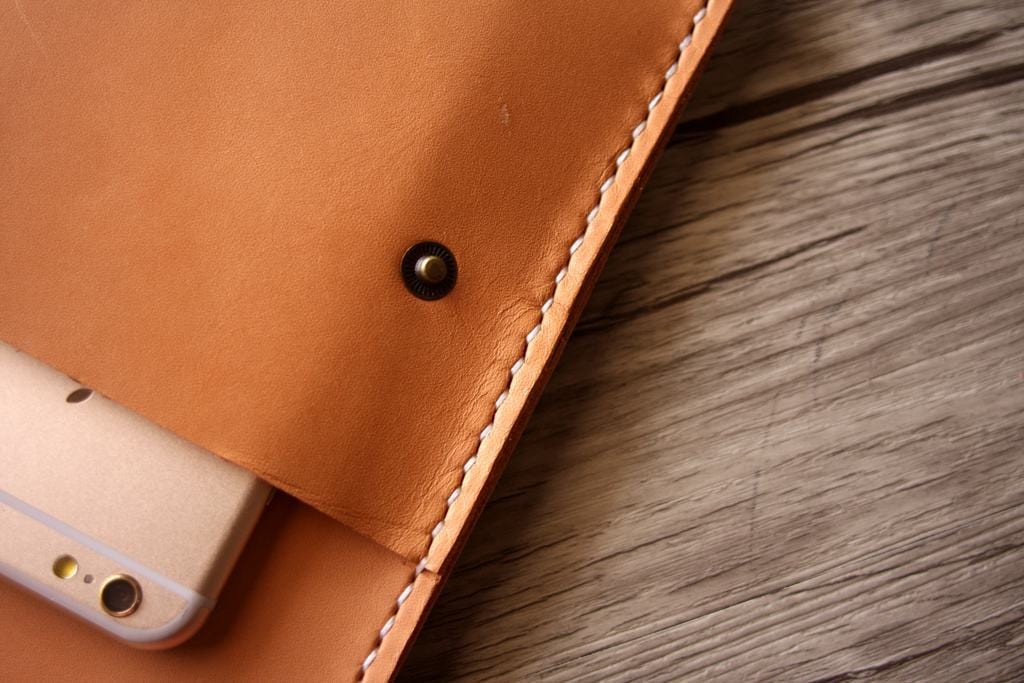 Personalized Leather Kindle Paperwhite Case Sleeve