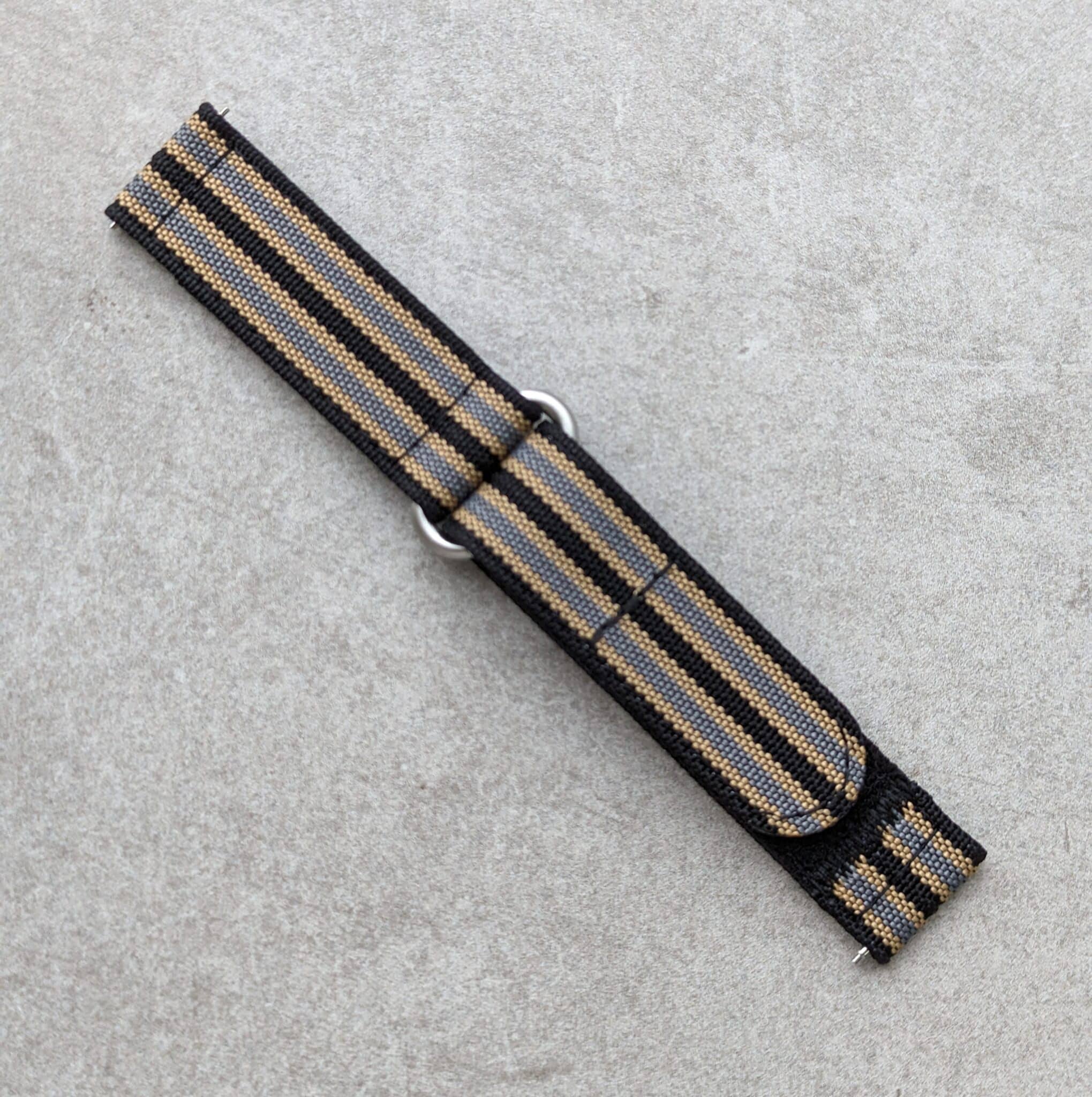 Premium Ribbed Two Piece Ballistic Nylon Strap - No Time To Die